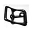 1 inch black center bar true roller buckle