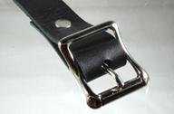 A true roller center bar buckle on a strap.