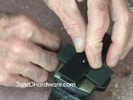 Hand setting grommets demonstration video